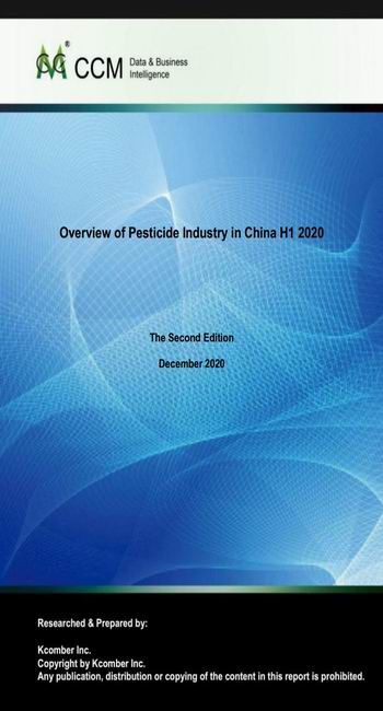 Overview of Pesticide Industry in China H1 2020